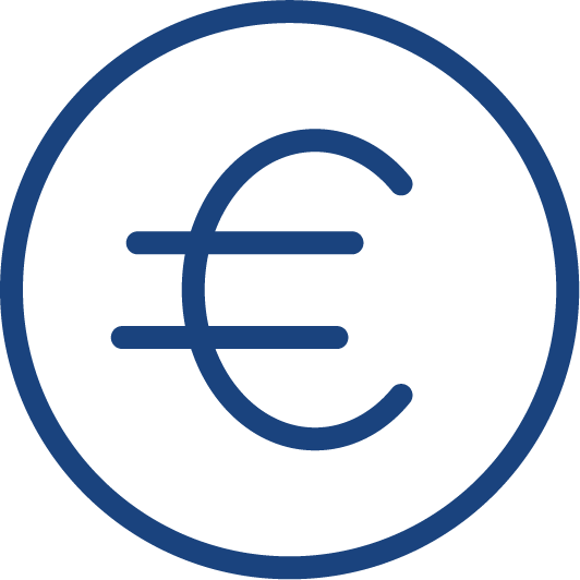 Finance Icon Blue